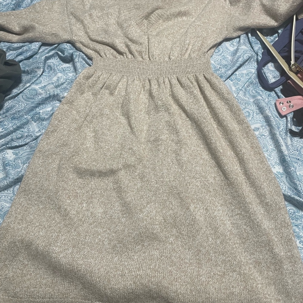 SHEIN Cream Knit Sweater